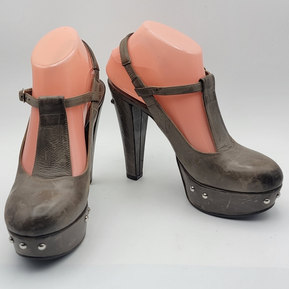 MARNI Elegant‎ Gray Women's Heels SIZE 39 (US-9)  #1692